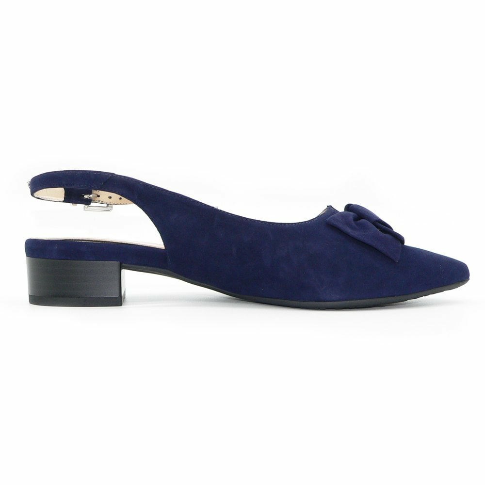 Women's Peter Kaiser Adalia Slingback Sandals Navy | 968573-UAY