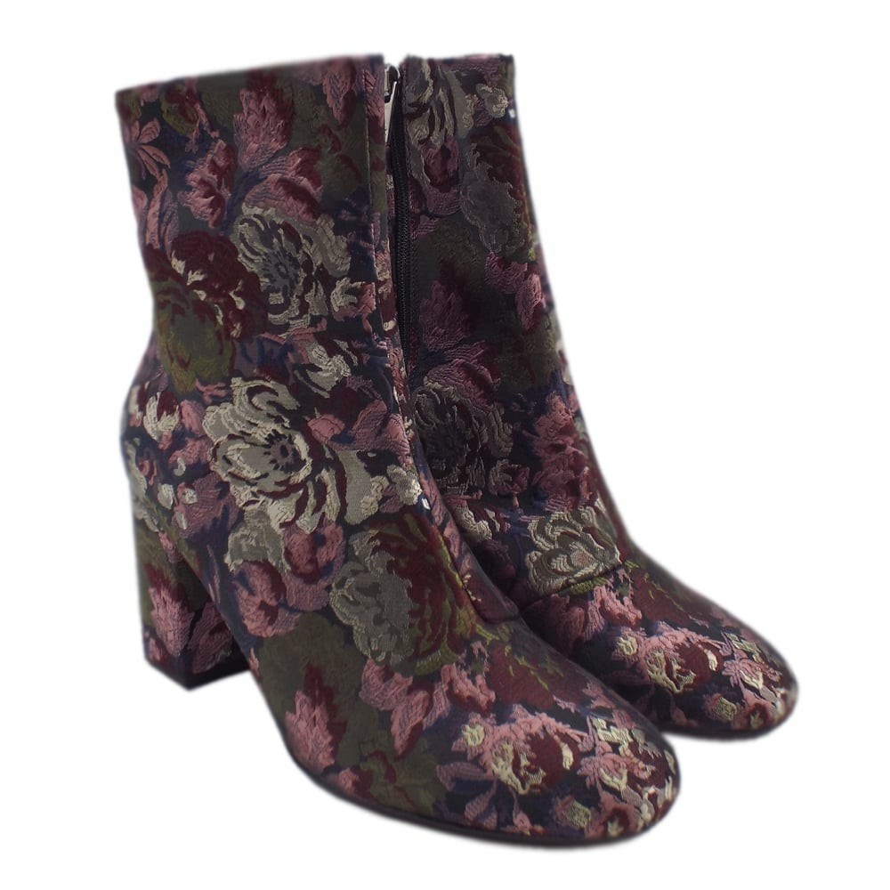 Women's Peter Kaiser Adelyta Ankle Boots Winter Boots Multicolor Flower | 493751-QVJ