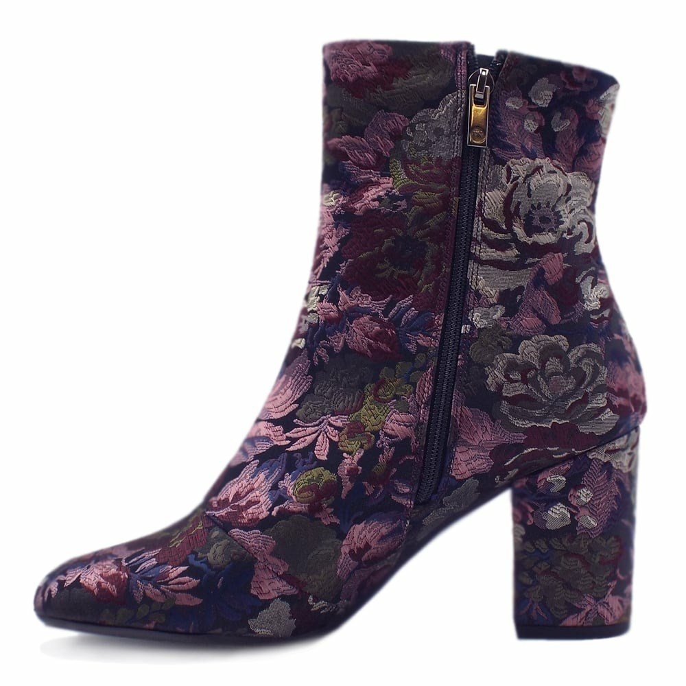 Women's Peter Kaiser Adelyta Ankle Boots Winter Boots Multicolor Flower | 493751-QVJ