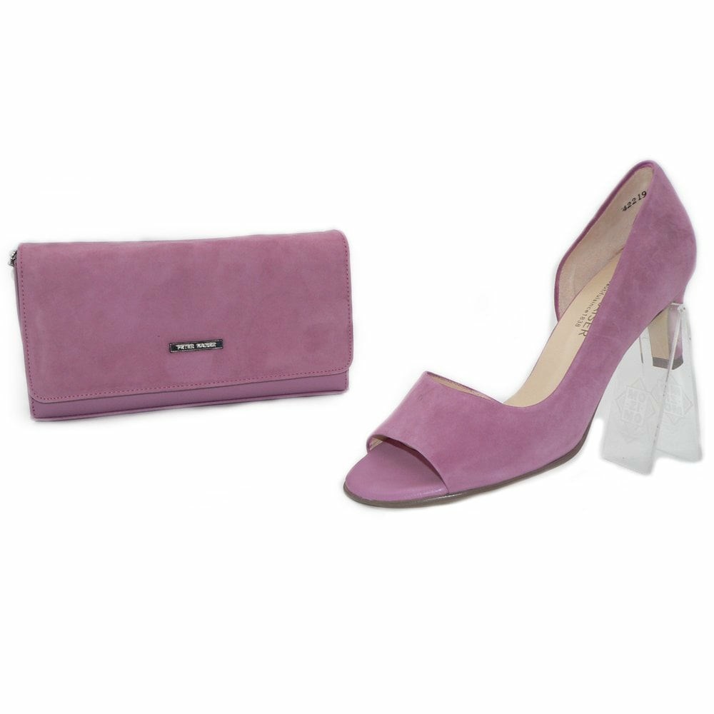 Women's Peter Kaiser Beate Pk 60mm Open Toe Open Side Pumps Purple | 427516-GSR