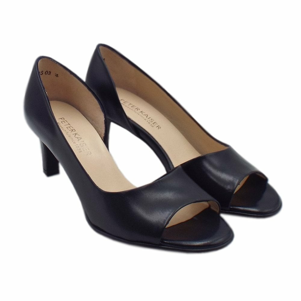 Women's Peter Kaiser Beate Pk 60mm Open Toe Pumps Pumps Black | 976215-CRW