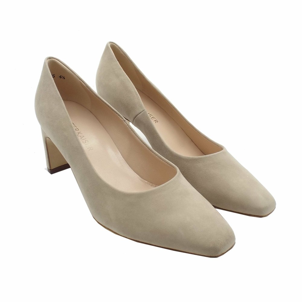 Women's Peter Kaiser Cincinati Stylish Court Shoe Pumps Brown | 753948-YGW