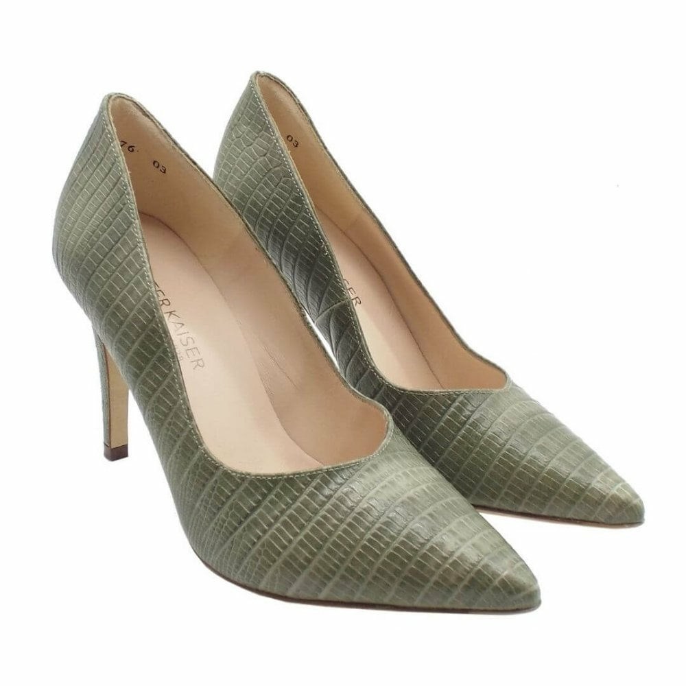 Women's Peter Kaiser Danella Classic Court Shoe Pumps Grey | 890731-XHB