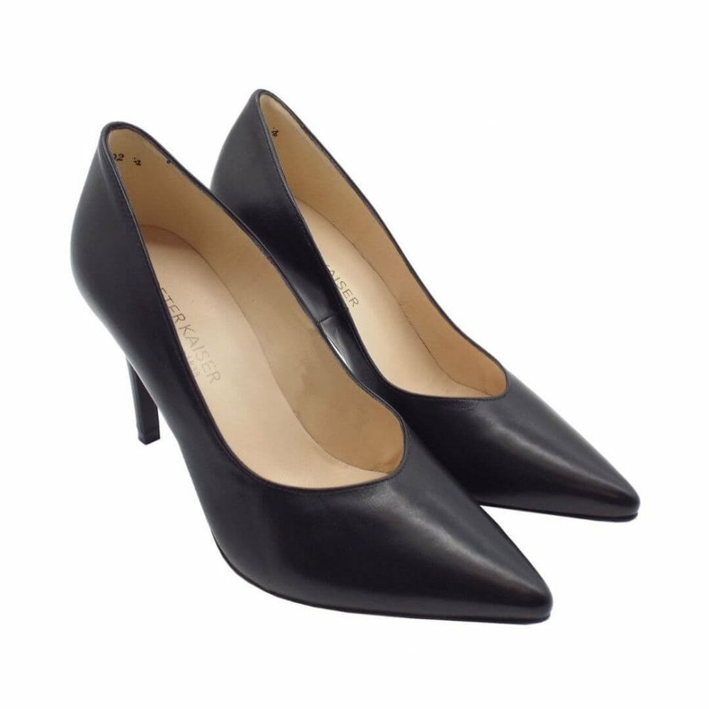 Women's Peter Kaiser Danella Classic Court Shoe Pumps Black | 910286-IFT