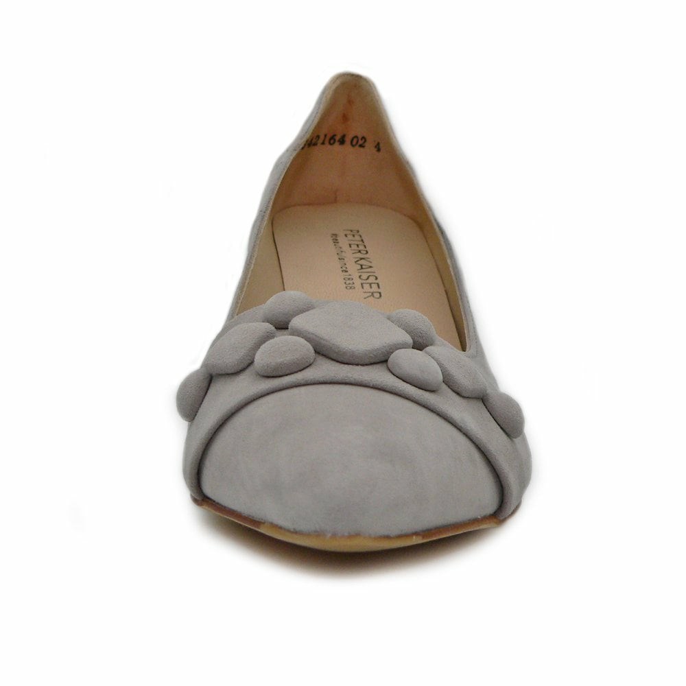 Women's Peter Kaiser Edine Heel Court Shoe Pumps Grey | 602894-ZNR