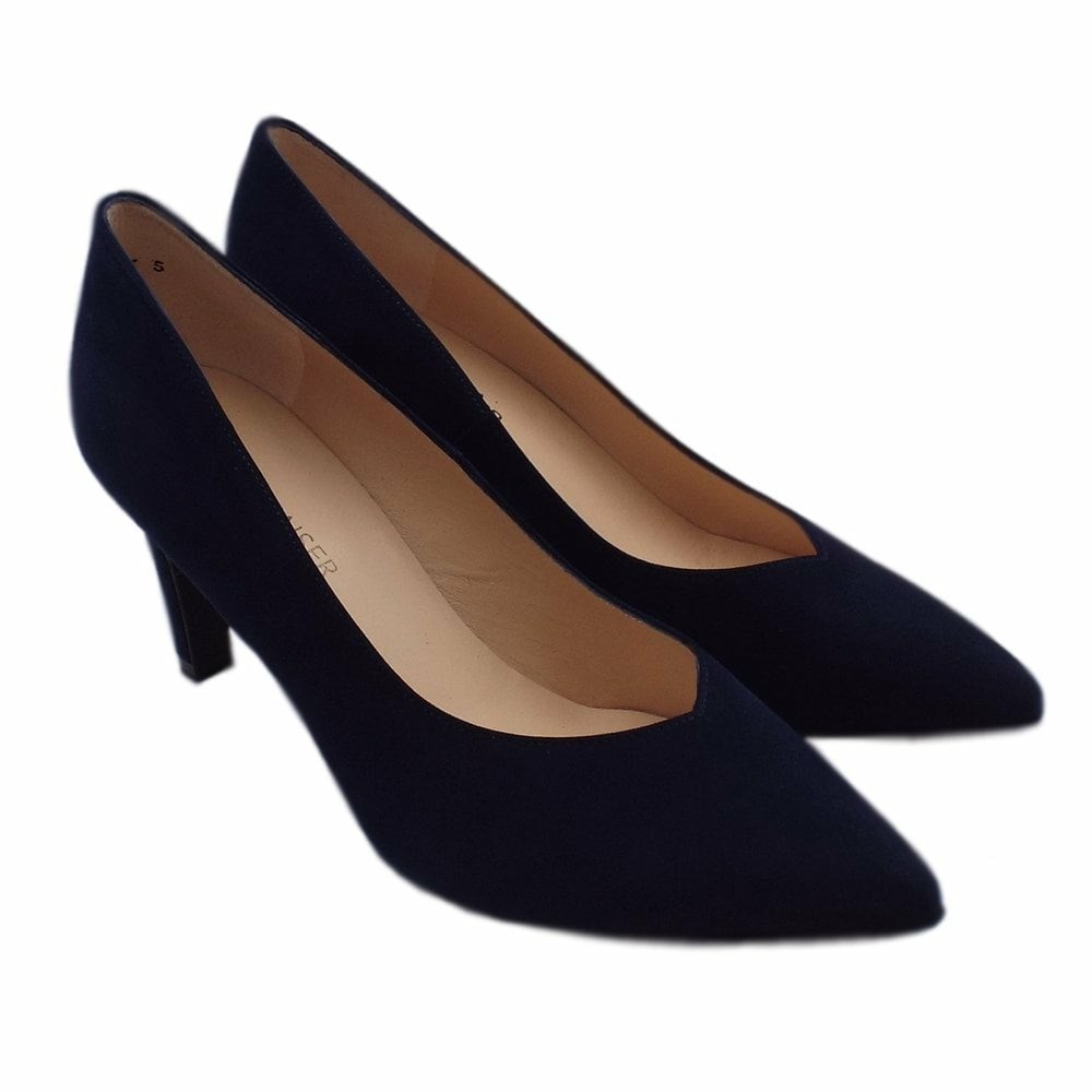 Women's Peter Kaiser Elfi 76 511 104 Pkaiser 75mm Court Pumps Black | 815079-DEX