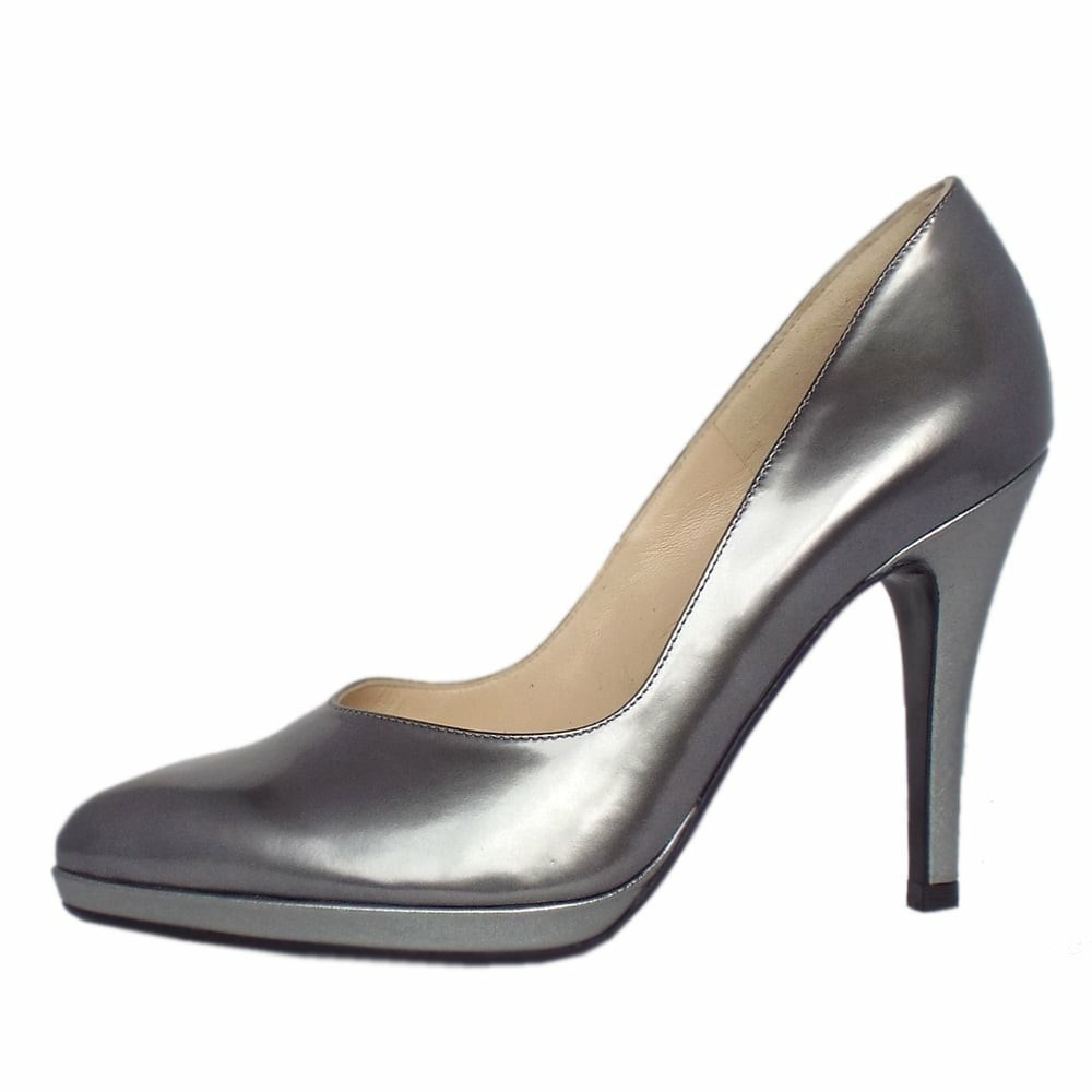 Women's Peter Kaiser Herdi Shoes Pumps Silver | 562803-JLR