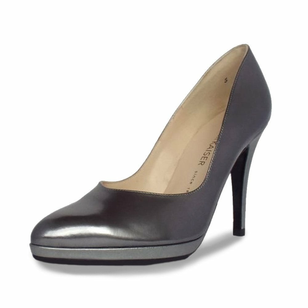 Women\'s Peter Kaiser Herdi Shoes Pumps Silver | 562803-JLR