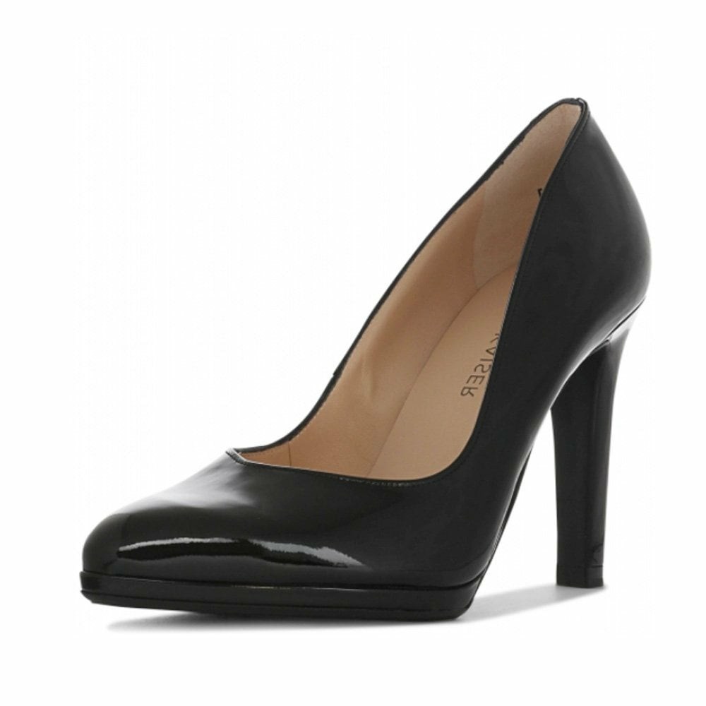 Women\'s Peter Kaiser Herdi Stiletto Court Shoes Pumps Black | 834501-NDE