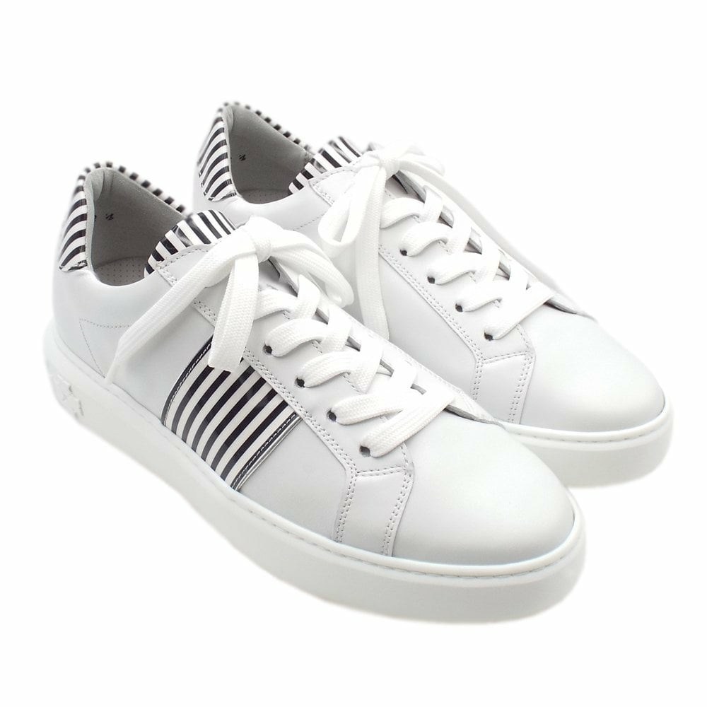 Women's Peter Kaiser Ilena 26 577 654 Pk Sneaker Sneakers White Black | 921437-IRS