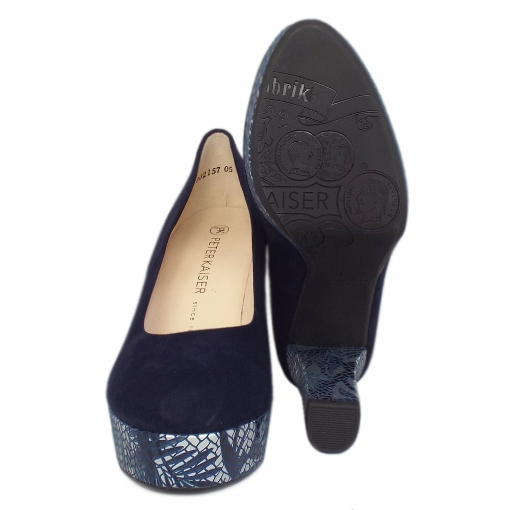 Women's Peter Kaiser Irmgard Fashion Ss Pumps Navy | 753826-NWF