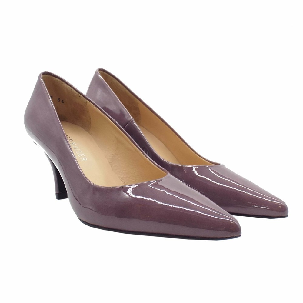 Women's Peter Kaiser Janella Classic Mid Heel Court Shoe Pumps Purple | 370124-STJ