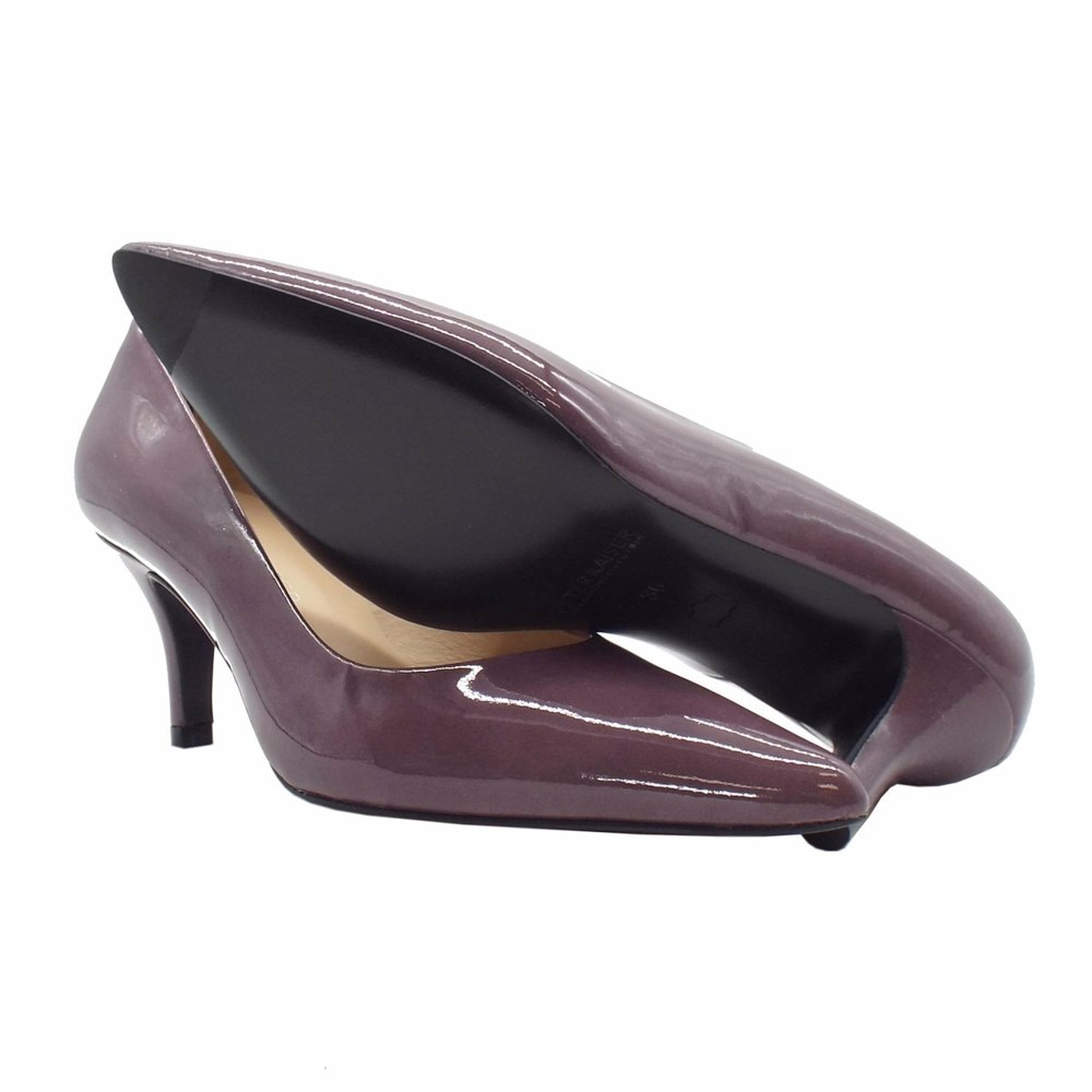 Women's Peter Kaiser Janella Classic Mid Heel Court Shoe Pumps Purple | 370124-STJ