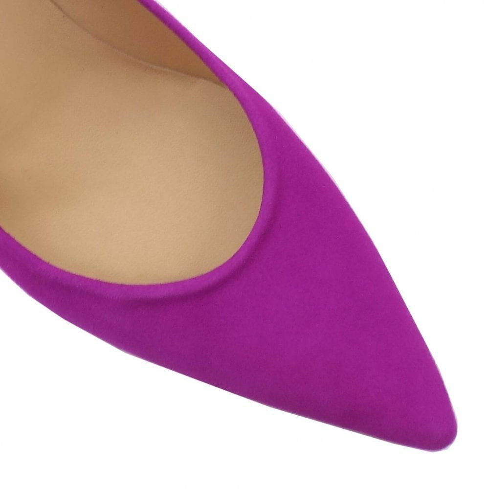 Women's Peter Kaiser Janella Classic Mid Heel Court Shoe Pumps Purple | 529864-RMJ