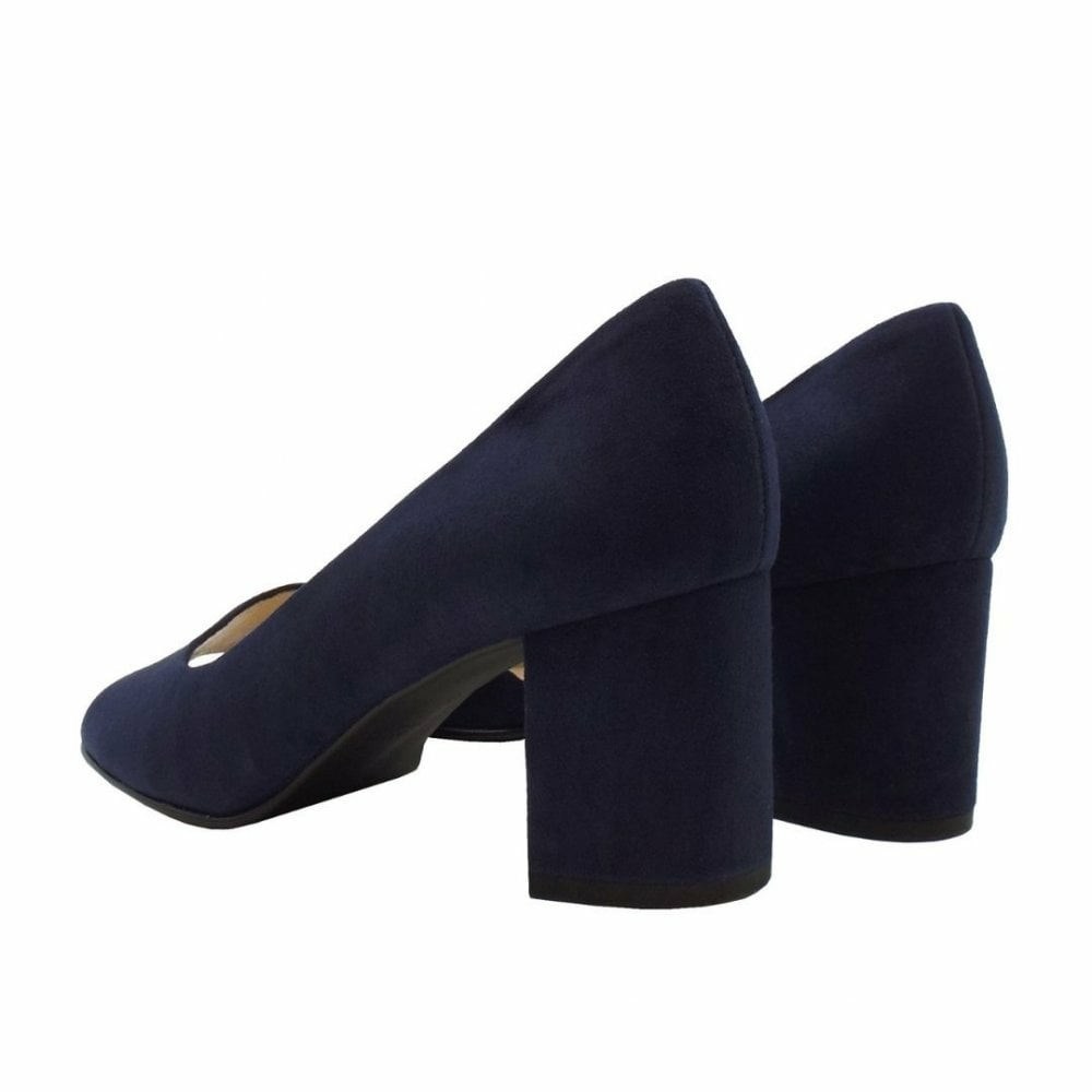 Women's Peter Kaiser Jasmin Open Toe Court Shoe Pumps Navy | 264753-UAZ