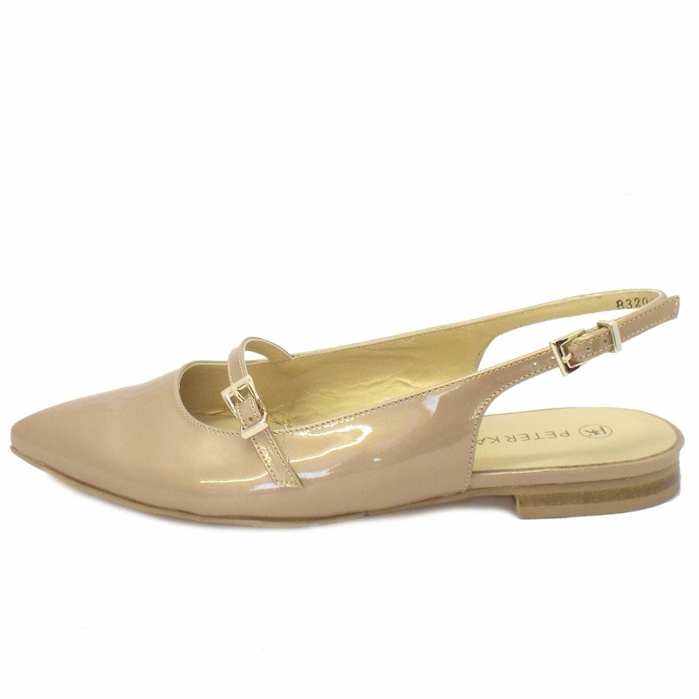 Women's Peter Kaiser Lucanda Slingback Shoes Sandals Gold | 765931-END