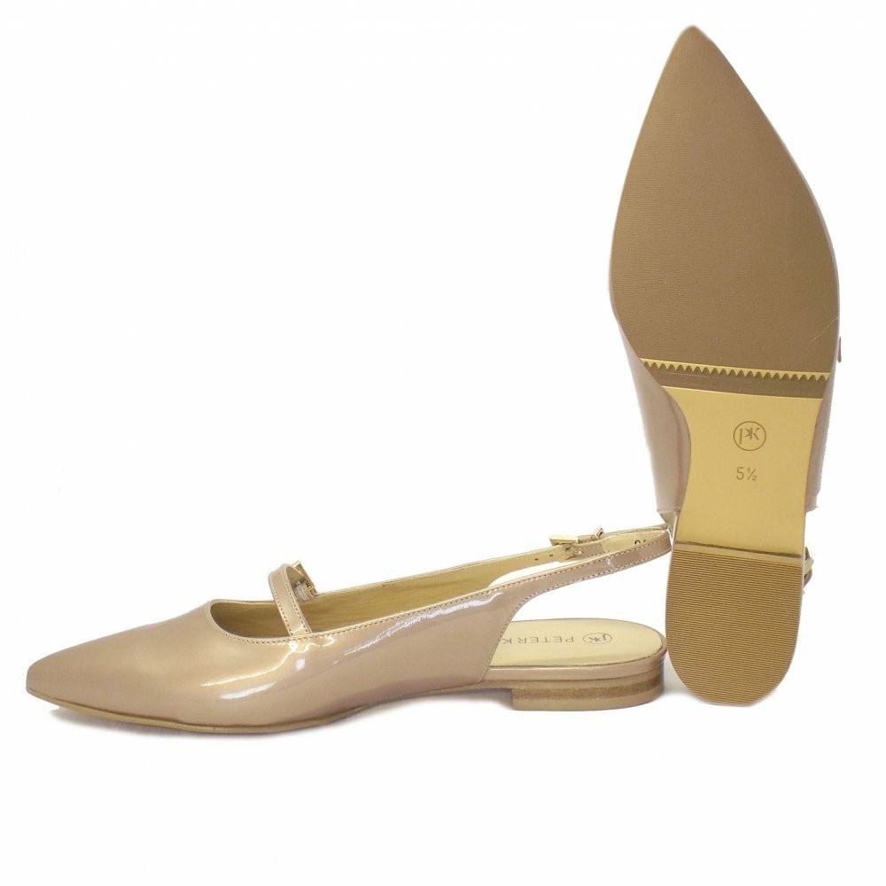 Women's Peter Kaiser Lucanda Slingback Shoes Sandals Gold | 765931-END