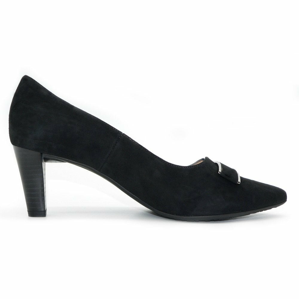 Women's Peter Kaiser Mary Heel Court Shoe Pumps Black | 258196-YWN