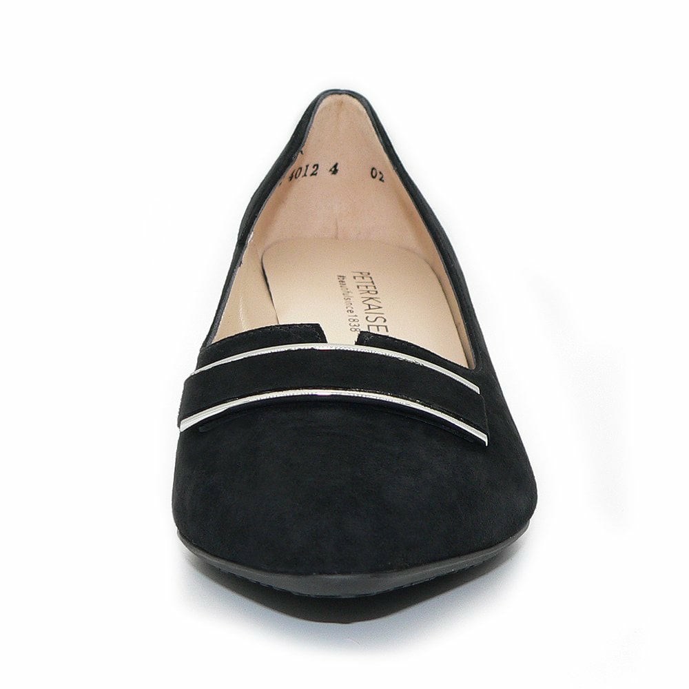 Women's Peter Kaiser Mary Heel Court Shoe Pumps Black | 258196-YWN