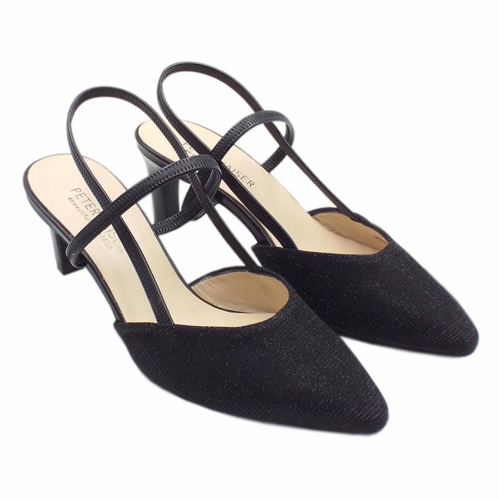 Women's Peter Kaiser Mitty-a 66 587 974 Pkaiser 60mm Sling Pumps Black | 957061-LWN