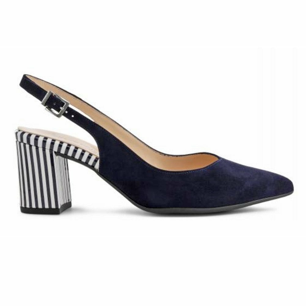 Women's Peter Kaiser Nexy 67 503 687 Pkaiser 60mm Sling Pumps Navy | 589460-GLS