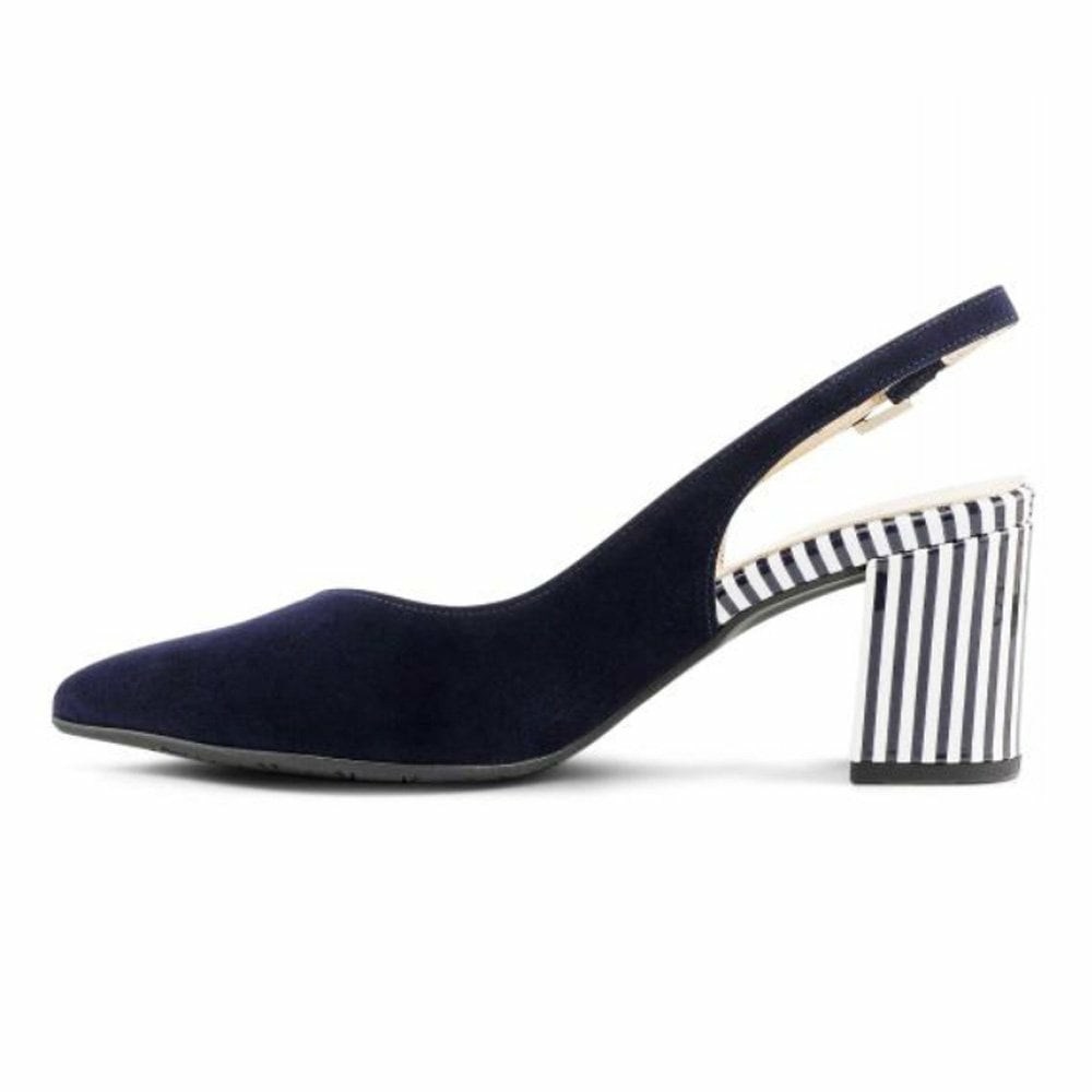 Women's Peter Kaiser Nexy 67 503 687 Pkaiser 60mm Sling Pumps Navy | 589460-GLS