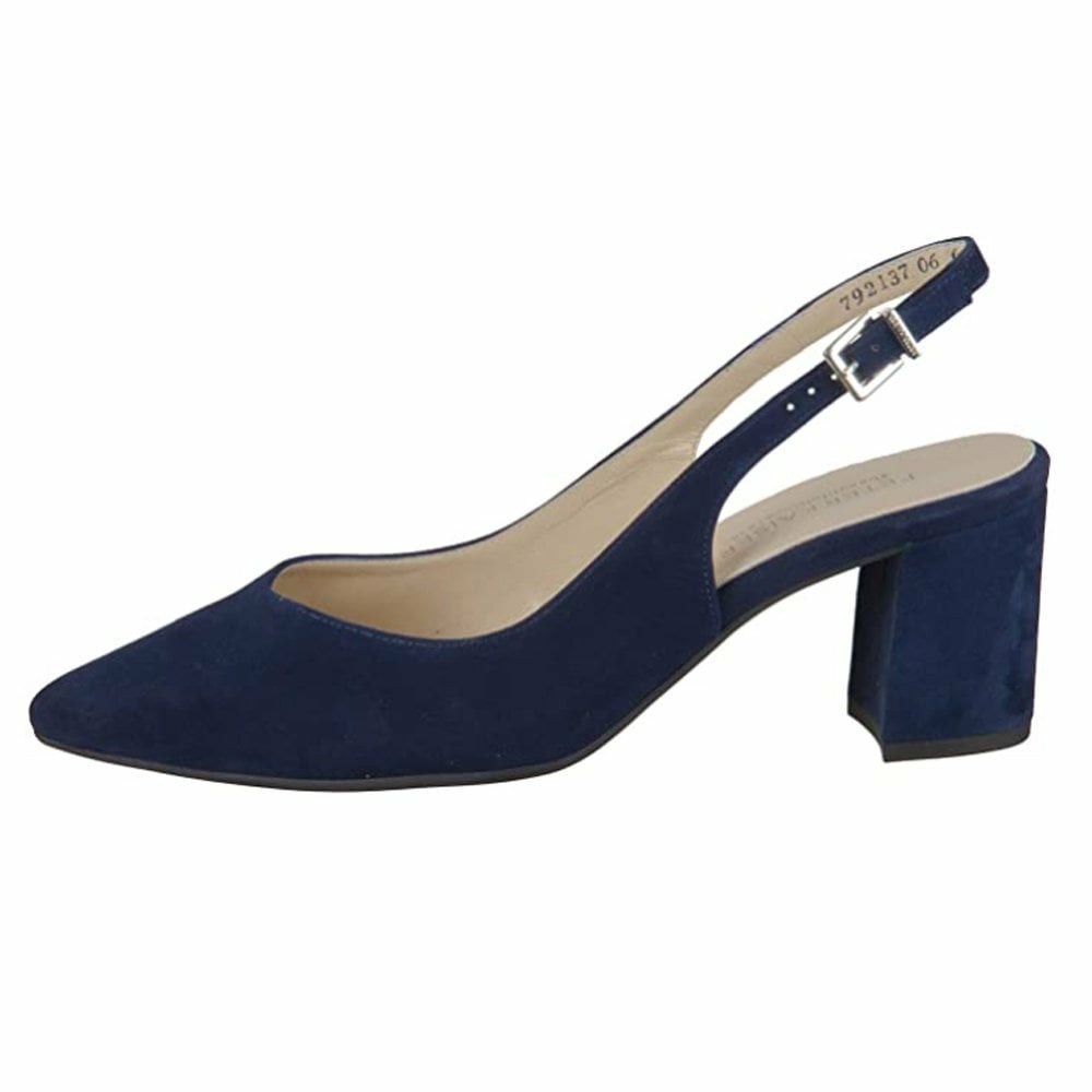 Women's Peter Kaiser Nexy Sling Back Pumps Navy | 603578-OLE