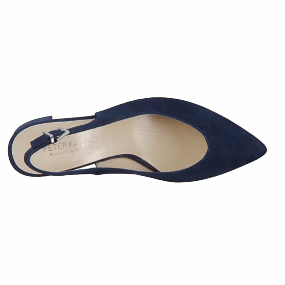 Women's Peter Kaiser Nexy Sling Back Pumps Navy | 603578-OLE