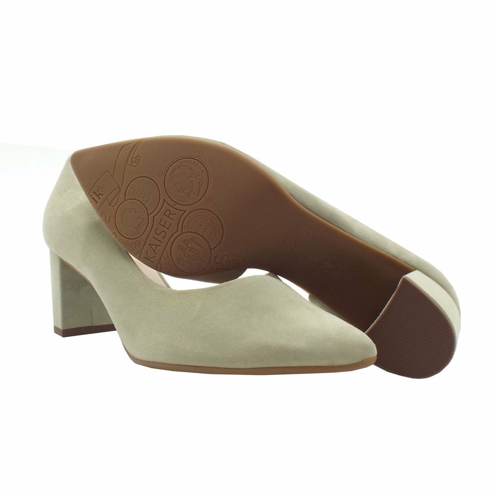 Women's Peter Kaiser Niami Court Shoe Pumps Beige | 018345-VKJ