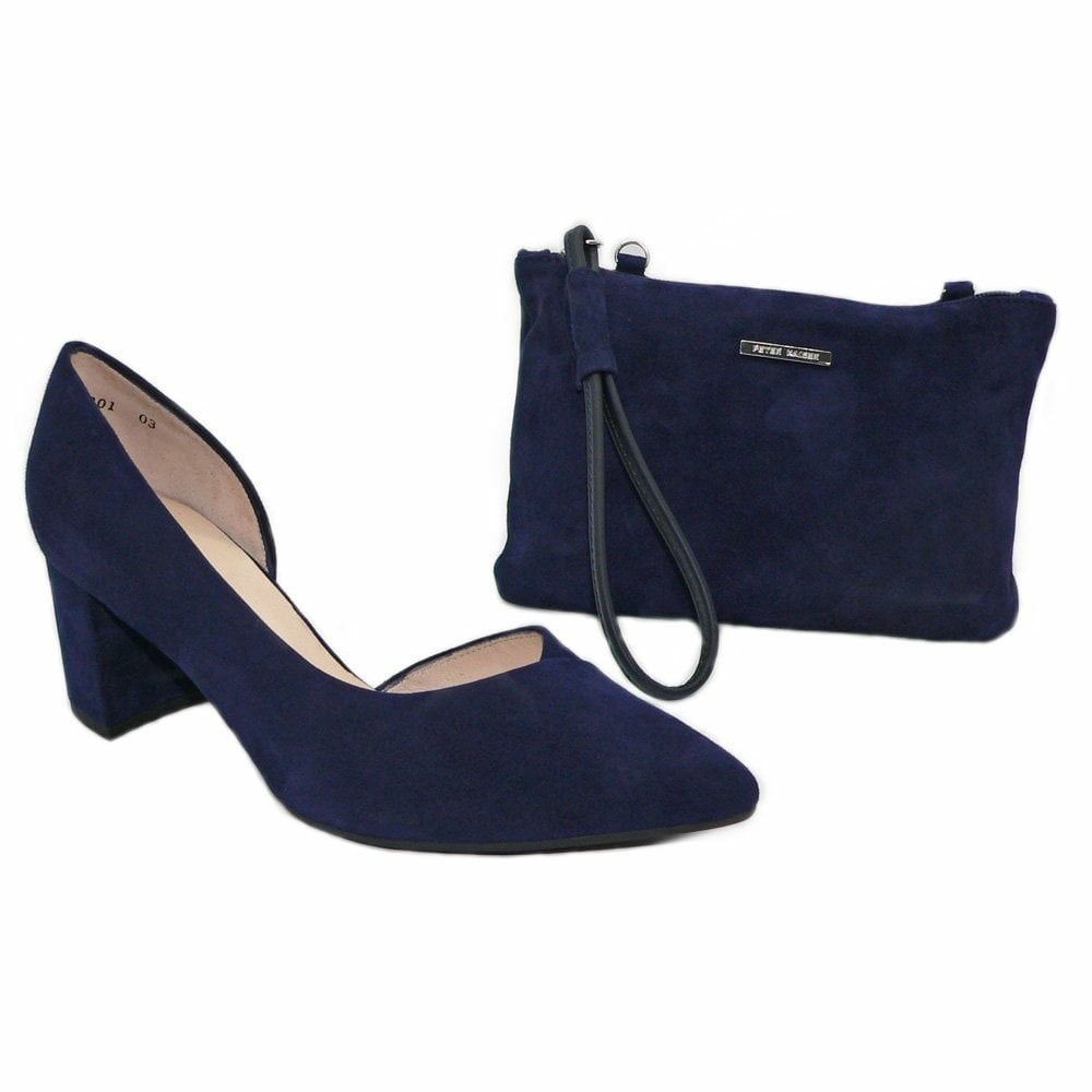 Women's Peter Kaiser Niami Court Shoe Pumps Navy | 906145-HNP