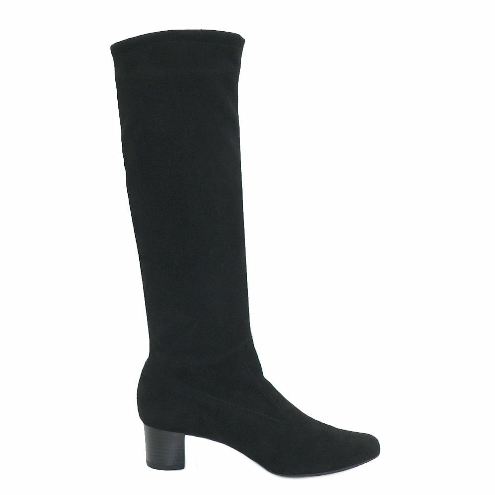 Women's Peter Kaiser Ofela 03 437 240 Pk Long Boot 45mm H Knee High Boots Black | 053427-FUP