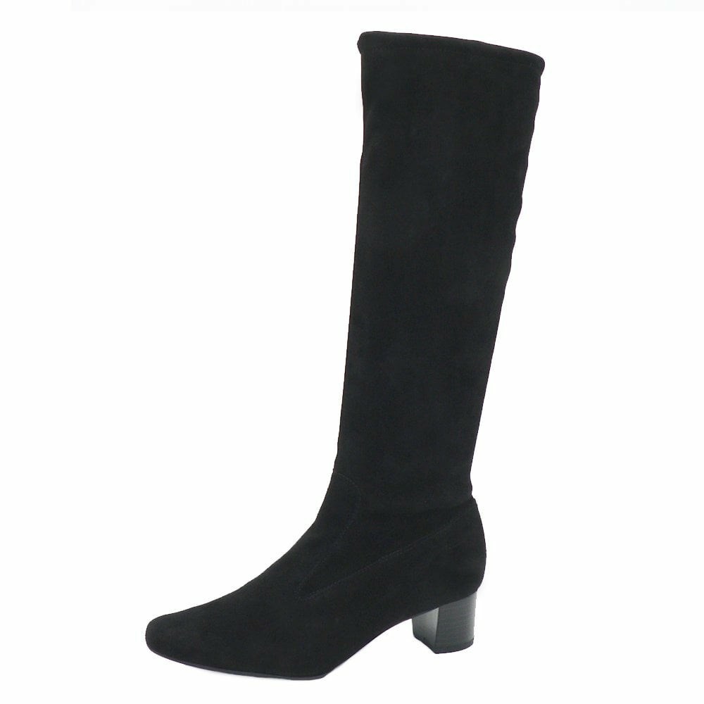 Women\'s Peter Kaiser Ofela 03 437 240 Pk Long Boot 45mm H Knee High Boots Black | 053427-FUP