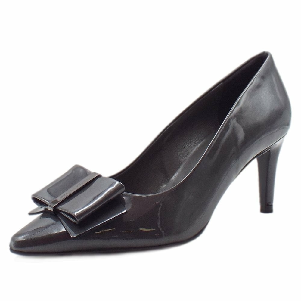 Women\'s Peter Kaiser Rexa 74 237 091 65mm Court Shoe Pumps Dark Grey | 572318-KIB