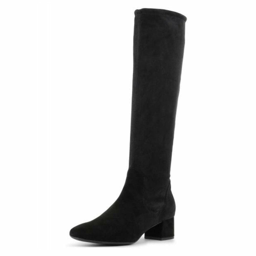 Women\'s Peter Kaiser Tomke 91 437 240 Pk Long Boot 45mm Hl Winter Boots Black | 501874-IHU