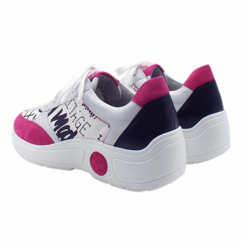 Women's Peter Kaiser Viana 27 517 821 Sneaks Sneakers White / red | 508634-DNV