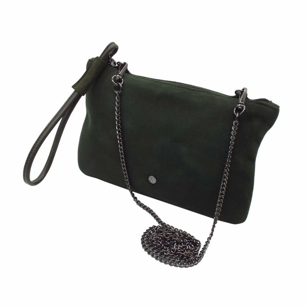 Women's Peter Kaiser Waida Dressy Clutch Bag Handbags Deep Green | 196427-IYB