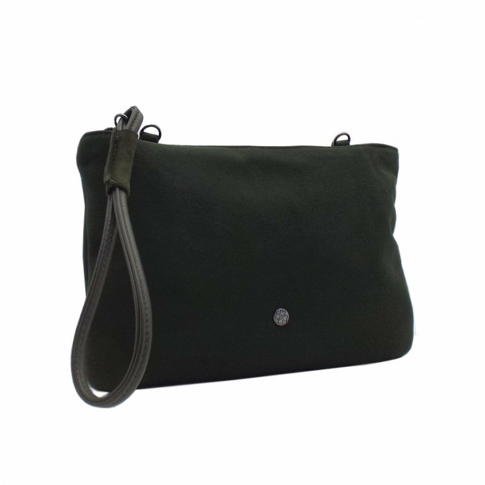 Women\'s Peter Kaiser Waida Dressy Clutch Bag Handbags Deep Green | 196427-IYB