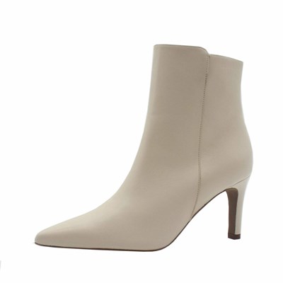 Women's Peter Kaiser Dace Chic Ankle Boots Cream | 612930-ETN