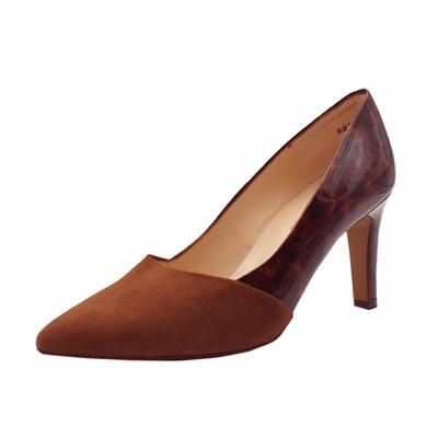 Women's Peter Kaiser Ekatarina Pk 75mm Pumps Pumps Brown | 538971-MVL