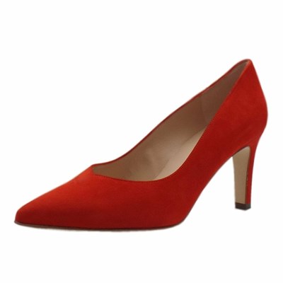 Women's Peter Kaiser Elfi 76 511 120 75mm Court Shoe Pumps Red | 146523-NBC