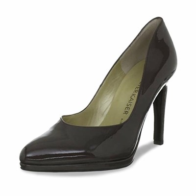 Women's Peter Kaiser Herdi Stiletto Court Shoes Pumps Brown | 126457-AHE