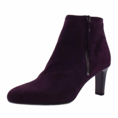 Women's Peter Kaiser Marian Ankle Boots Burgundy | 297815-VST