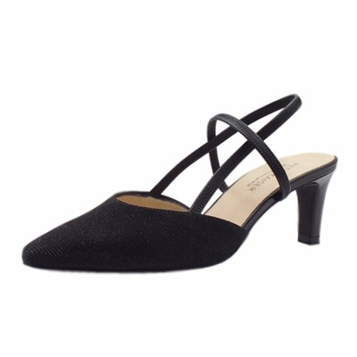 Women's Peter Kaiser Mitty-a 66 587 974 Pkaiser 60mm Sling Pumps Black | 957061-LWN