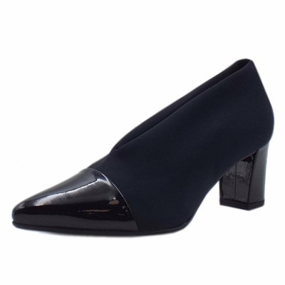 Women's Peter Kaiser Noemita 60mm Shoe Pumps Navy | 159740-MIJ