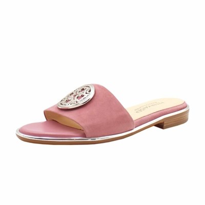 Women's Peter Kaiser Riva 12 561 708 Pk Slide Sandals pink | 750138-TZG